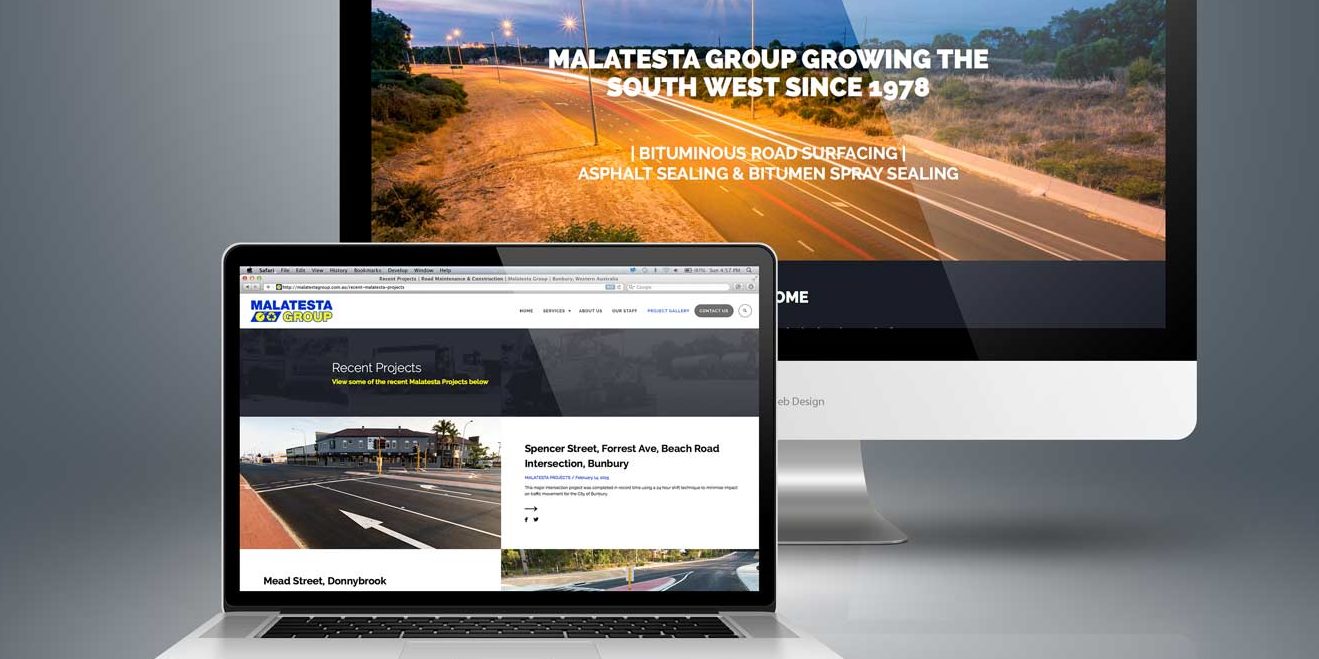 Malatesta Group - Website Design Busselton Client