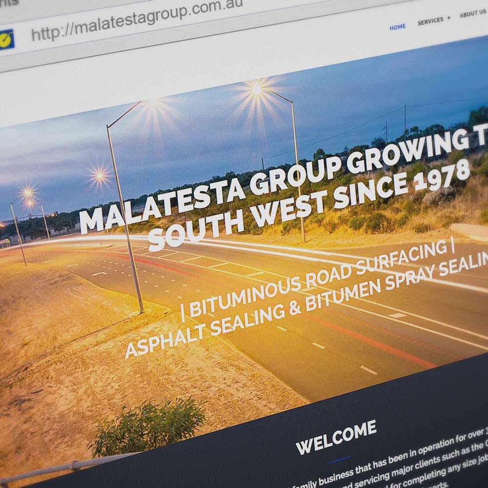 Malatesta Group Client - Website Design Busselton